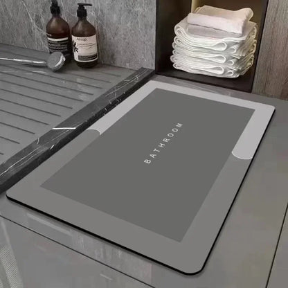Super Absorbent & Non-Slip Bathroom Floor Mat